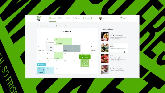 Web Platform Development The Frisco Fresh Market