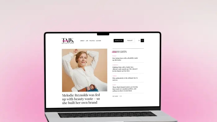 Website Design & UX/UI for The Honest Talk