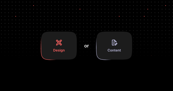 What comes first: design or content?
