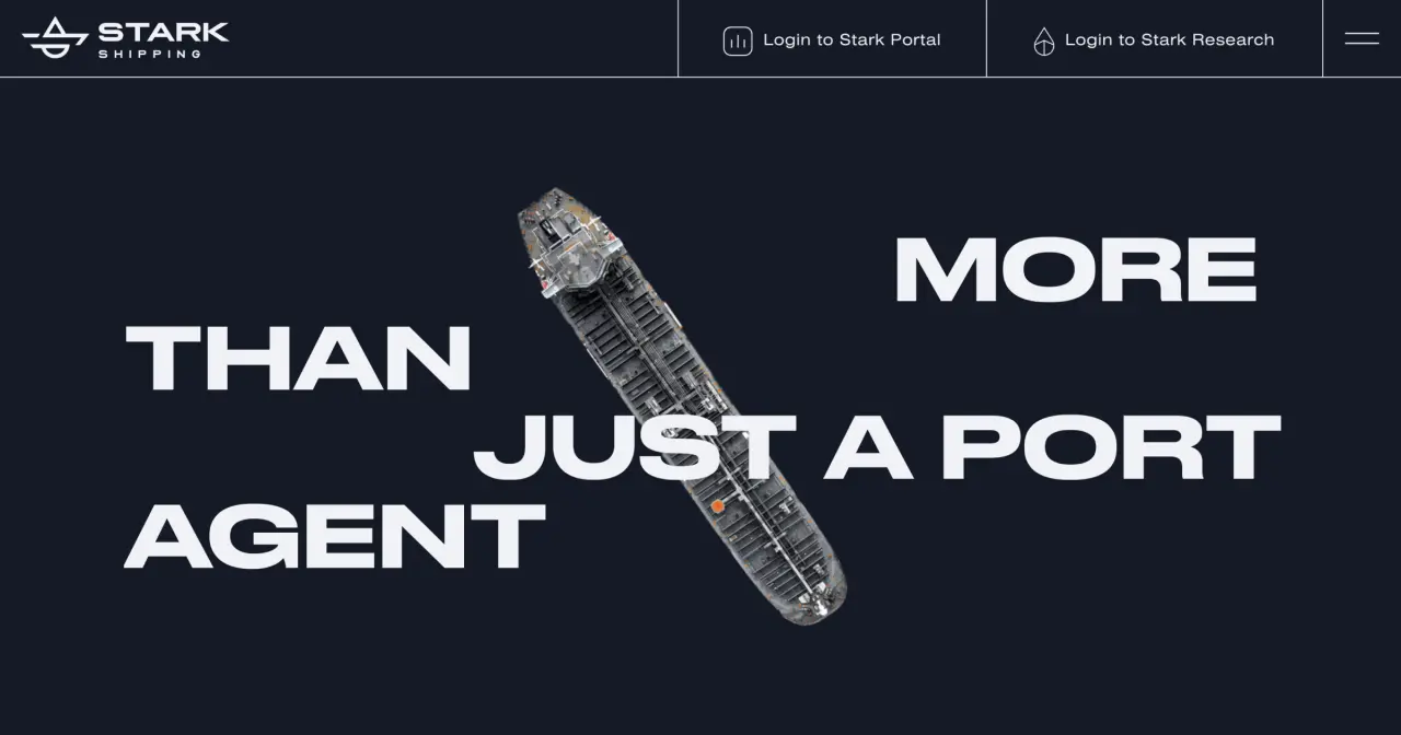 Stark Shipping - Custom Website Design for Maritime Logistics