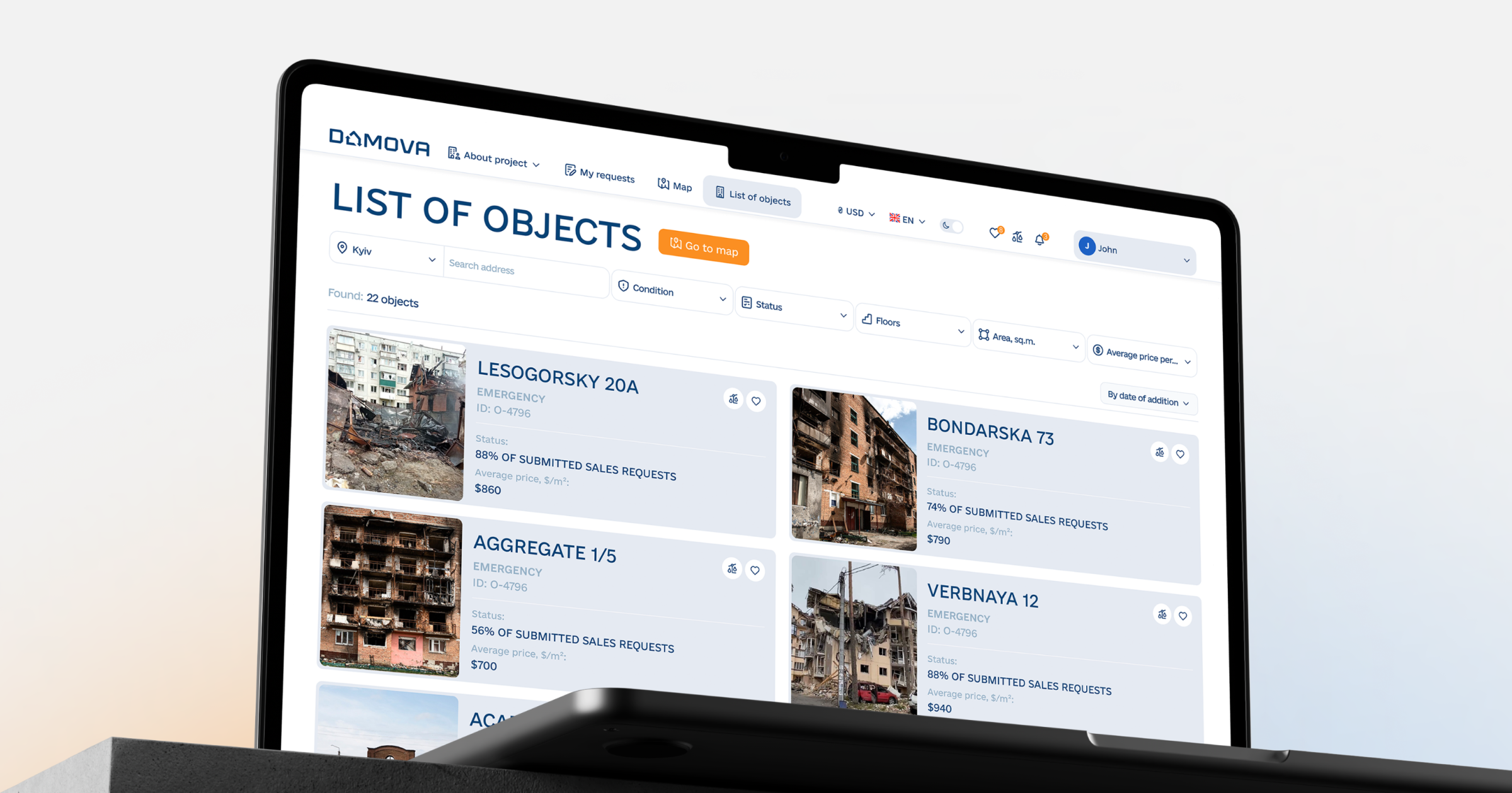 Personal account for Domova