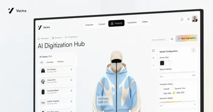UX/UI & Web Design for Vectra AI