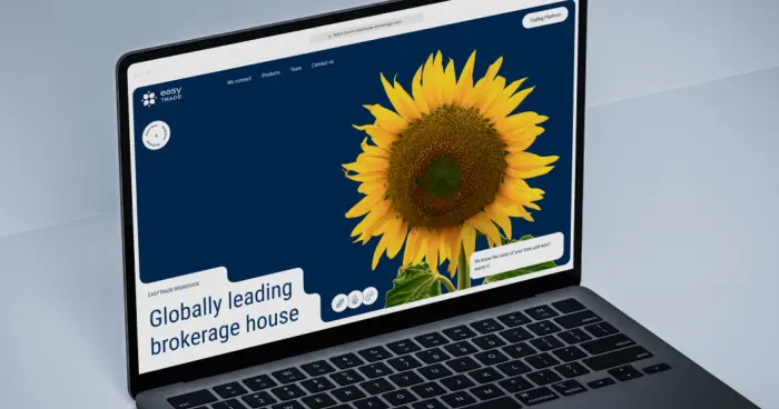 Development Corporate Website Easy Trade