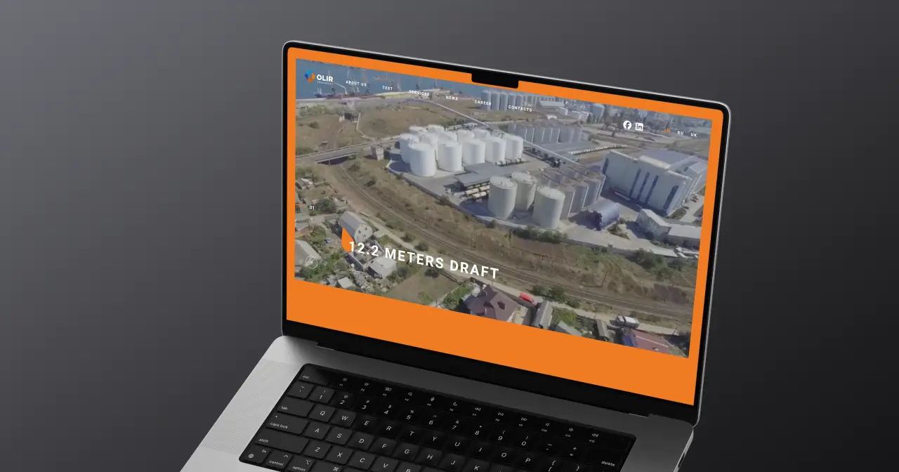 Corporate Website Development & UX/UI Design for Olir2 | Solar Digital