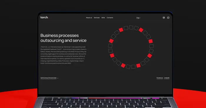 Branding and Landing page development for Torch42