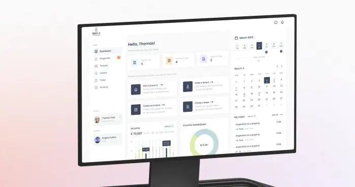 Website Design & UX/UI for Rentity.io Platform