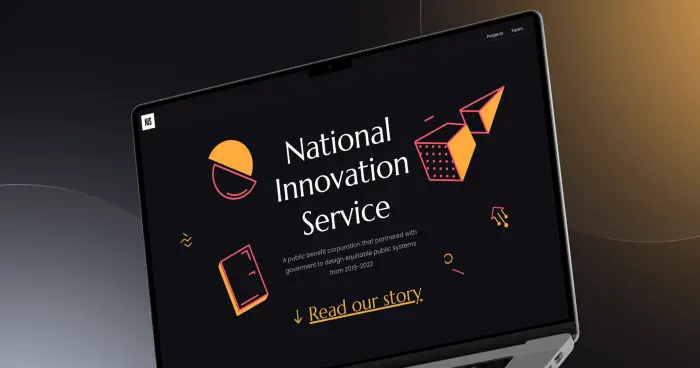 Corporate Website Design for National Innovation Service