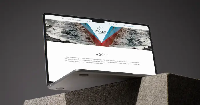 Corporate Website Development for Stark Shipping