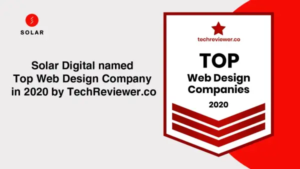 Solar Digital named Top Web Design Company in 2020