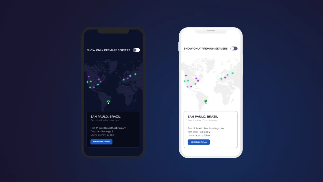 Dark mode is a modern design trend