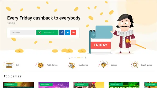 Branding, design, and HTML Markup for gambling website Est Casino