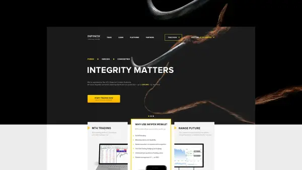 Дизайн UI/UX інтерфейсів для Infinox