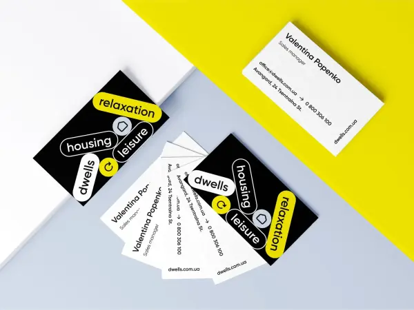 Business cards branding